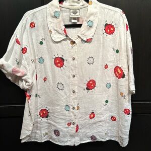 Tom Tom linen shirt size L